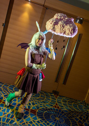 Size: 636x900 | Tagged: artist needed, safe, discord, human, g4, cloud, cosplay, dragon con, dragon con 2013, eris, irl, irl human, photo, rule 63, solo
