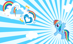 Size: 2000x1200 | Tagged: safe, artist:yo-cosplay, rainbow dash, g4, female, solo, wallpaper