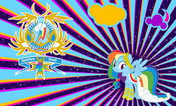 Size: 2000x1200 | Tagged: safe, artist:yo-cosplay, rainbow dash, g4, clothes, dress, female, gala dress, solo, wallpaper