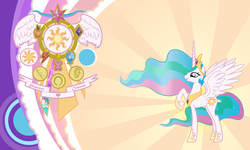 Size: 2000x1200 | Tagged: safe, artist:yo-cosplay, princess celestia, g4, elements of harmony, female, solo, wallpaper