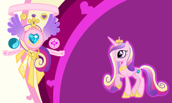 Size: 2000x1200 | Tagged: safe, artist:yo-cosplay, princess cadance, g4, female, solo, wallpaper