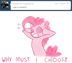 Size: 645x568 | Tagged: safe, pinkie pie, ask pinkie pie, g4, ask, female, solo, tumblr