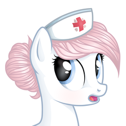 Size: 2200x2200 | Tagged: safe, artist:vird-gi, nurse redheart, g4, female, portrait, solo