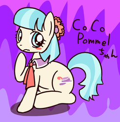 Size: 1276x1296 | Tagged: safe, artist:omiya, coco pommel, g4, female, solo