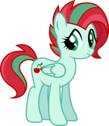 Size: 828x965 | Tagged: safe, artist:teekyo, oc, oc only, oc:cherry pip, pegasus, pony, female, mare, simple background, solo, transparent background, vector