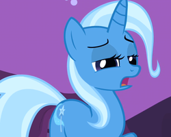 Size: 900x720 | Tagged: safe, screencap, trixie, pony, unicorn, boast busters, g4, cropped, female, mare, reaction image, solo