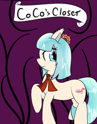 Size: 1280x1630 | Tagged: safe, artist:yorky, coco pommel, g4, coco-pommels-closet, explicit source, female, solo, tumblr