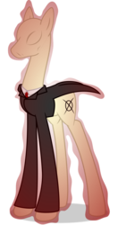 Size: 1584x3000 | Tagged: safe, artist:ex-machinart, pony, ponified, simple background, slenderman, solo, transparent background, vector