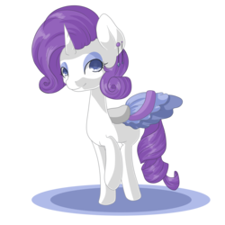 Size: 2000x2000 | Tagged: safe, artist:rue-willings, rarity, pony, unicorn, g4, clothes, dress, female, horn, mare, simple background, solo, transparent background