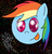 Size: 1300x1353 | Tagged: safe, artist:miaowwww, rainbow dash, g4, female, solo