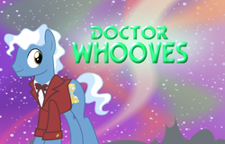 Size: 740x478 | Tagged: safe, doctor whooves, time turner, g4, doctor who, jon pertwee, male, solo, third doctor