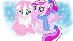 Size: 1280x720 | Tagged: safe, artist:kuromi, princess cadance, oc, g4, teen princess cadance, tumblr