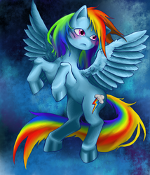 Size: 600x700 | Tagged: safe, artist:darkmewmewsun, rainbow dash, g4, female, solo