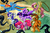 Size: 2000x1311 | Tagged: safe, artist:harwick, applejack, fluttershy, pinkie pie, rainbow dash, rarity, spike, twilight sparkle, alicorn, pony, g4, my little pony: friendship is magic, princess twilight sparkle (episode), badass, bipedal, black vine, dirty, female, fight, flying, glare, gritted teeth, lasso, mane seven, mane six, mare, scene interpretation, smiling, spread wings, twilight sparkle (alicorn)