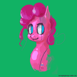 Size: 500x500 | Tagged: safe, artist:ninthsphere, pinkie pie, robot, g4, female, solo