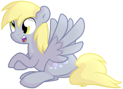 Size: 1782x1282 | Tagged: safe, artist:furrgroup, derpy hooves, pegasus, pony, g4, female, happy, mare, simple background, smiling, solo, white background