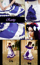 Size: 1238x2000 | Tagged: safe, artist:antiquity-dreams, rarity, human, g4, cosplay, irl, irl human, photo