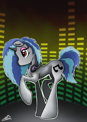 Size: 972x1368 | Tagged: safe, artist:bluesapphire97, dj pon-3, vinyl scratch, g4, female, solo