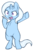 Size: 316x480 | Tagged: safe, artist:lulubell, trixie, pony, g4, angry, bipedal, female, filly, simple background, solo, transparent background, younger