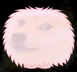Size: 425x398 | Tagged: safe, edit, oc, oc only, oc:fluffle puff, barely pony related, doge, meme