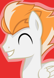 Size: 1038x1500 | Tagged: dead source, safe, artist:toughbluff, fire streak, pegasus, pony, g4, male, solo, stallion, vector