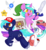 Size: 840x920 | Tagged: safe, oc, oc only, oc:blank canvas, oc:hoof beatz, oc:mane event, bronycon mascots, clothes, costume, hat, hoofevent, link, male, mario, master sword, nintendo, poké ball, pokémon, pokémon trainer, simple background, sunglasses, super mario, sword, the legend of zelda, transparent background, trio