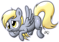 Size: 1671x1187 | Tagged: safe, artist:saymanhd, derpy hooves, pegasus, pony, g4, female, mare, solo