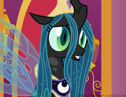 Size: 650x500 | Tagged: safe, artist:mixermike622, princess celestia, princess luna, queen chrysalis, g4, female, reaction image, solo