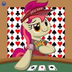 Size: 3000x3000 | Tagged: safe, artist:template93, oc, oc only, card, commission, hat, icon, solo