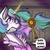 Size: 1280x1280 | Tagged: safe, artist:fauxsquared, princess celestia, tumblr:it's always sunny in canterlot, g4, bed mane, brush, female, magic, messy mane, solo