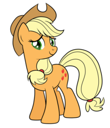 Size: 829x964 | Tagged: safe, artist:drawponies, applejack, earth pony, pony, g4, element of honesty, female, mare, poem, simple background, solo, transparent background