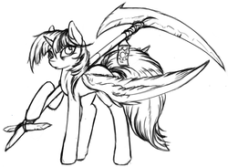 Size: 836x611 | Tagged: safe, artist:vicmanone, twilight sparkle, alicorn, pony, g4, female, mare, monochrome, solo, twilight sparkle (alicorn)