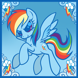 Size: 700x700 | Tagged: safe, artist:heartstringsxiii, rainbow dash, pegasus, pony, g4, cutie mark, female, mare, solo