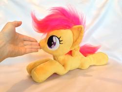 Size: 1024x768 | Tagged: artist needed, safe, scootaloo, g4, hand, irl, photo, plushie