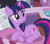 Size: 393x343 | Tagged: safe, screencap, twilight sparkle, pony, unicorn, g4, my little pony: friendship is magic, ponyville confidential, cute, female, frown, looking back, newspaper, nose wrinkle, prone, scrunchy face, solo, spa, unicorn twilight, worried