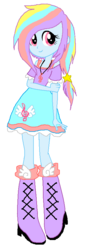 Size: 304x878 | Tagged: dead source, safe, artist:celestial-unicorn, oc, oc only, equestria girls, g4, base used, simple background, solo, white background