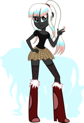 Size: 739x1080 | Tagged: safe, artist:rariedash, oc, oc only, oc:worldgate, equestria girls, g4, boots, equestria girls-ified, shoes, solo