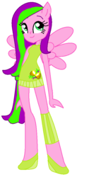 Size: 439x868 | Tagged: safe, artist:kesosofi, coconut grove, equestria girls, g3, g4, equestria girls-ified, female, g3 to equestria girls, g3 to g4, generation leap, ponied up, solo