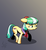 Size: 2000x2159 | Tagged: safe, artist:meatmcfist, coco pommel, earth pony, pony, g4, female, gradient background, gray background, mare, simple background, solo, walking