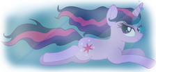 Size: 893x373 | Tagged: safe, artist:currentlyfapping, twilight sparkle, g4, female, solo, underwater