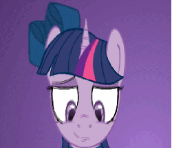 Size: 554x475 | Tagged: safe, artist:mittsies, twilight sparkle, g4, animated, bow, explicit source, female, party soft, solo