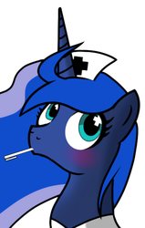 Size: 647x1015 | Tagged: safe, princess luna, g4, askdrlunakor, female, simple background, solo