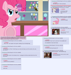 Size: 1172x1240 | Tagged: safe, artist:bsting, pinkie pie, bee, g4, /mlp/, 4chan, 4chan screencap, meme, underhoof