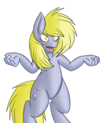 Size: 2725x3228 | Tagged: safe, artist:psicarii, derpy hooves, oc, oc only, oc:jerky hooves, anthro, g4, anthro oc, solo