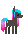 Size: 24x34 | Tagged: dead source, safe, artist:spideride, oc, oc only, oc:antiquity, pony, animated, female, mare, pixel art, simple background, solo, tiny, transparent background, true res pixel art