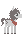 Size: 23x34 | Tagged: safe, artist:spideride, oc, oc only, oc:silver bullet, pony, animated, male, pixel art, simple background, solo, stallion, tiny, transparent background