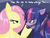 Size: 800x600 | Tagged: safe, fluttershy, twilight sparkle, pony, g4, ballgag, bedroom eyes, bondage, collar, eye contact, female, floppy ears, flutterdom, gag, glare, lesbian, mare, ship:twishy, shipping, smiling, smirk