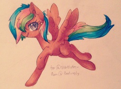 Size: 640x472 | Tagged: safe, artist:new-age-art-124, oc, oc only, pegasus, pony, solo