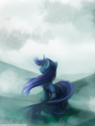 Size: 750x1000 | Tagged: safe, artist:kairaanix, twilight sparkle, g4, female, solo, windswept mane