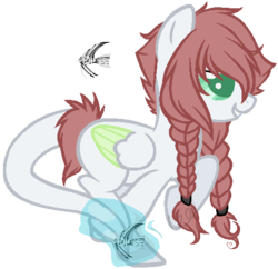 Size: 515x498 | Tagged: safe, artist:m0nd0man, oc, oc only, fish, augmented tail, fishy tail pony, solo